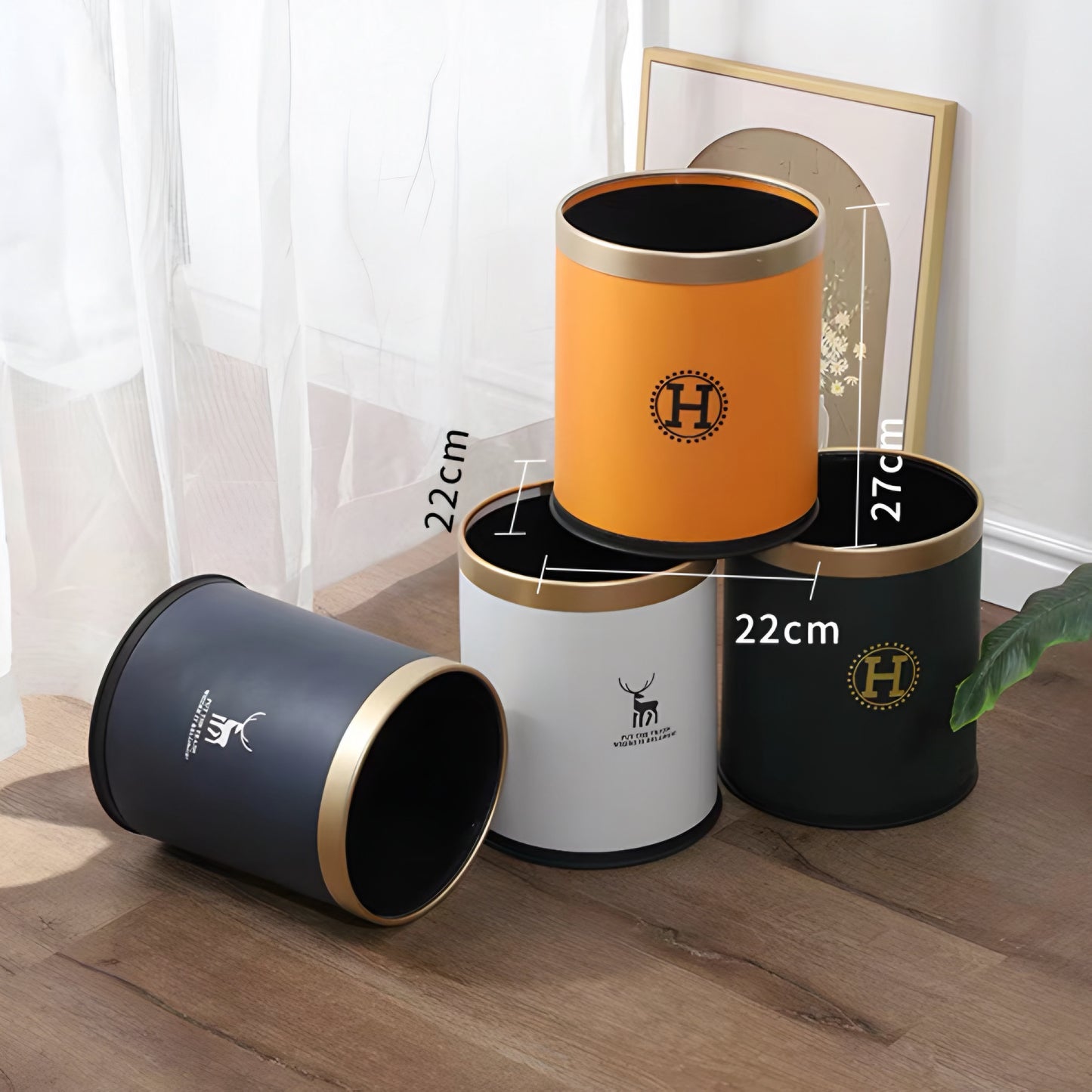 Light Luxury waste dustbin