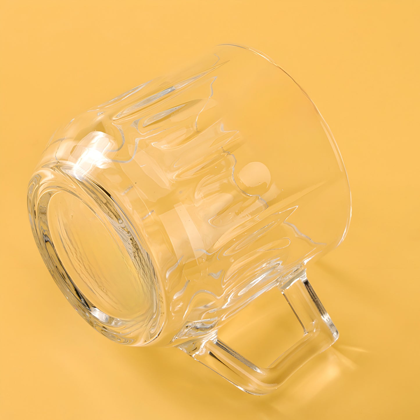 Swirl Glass Handle Cup - Pack of 6