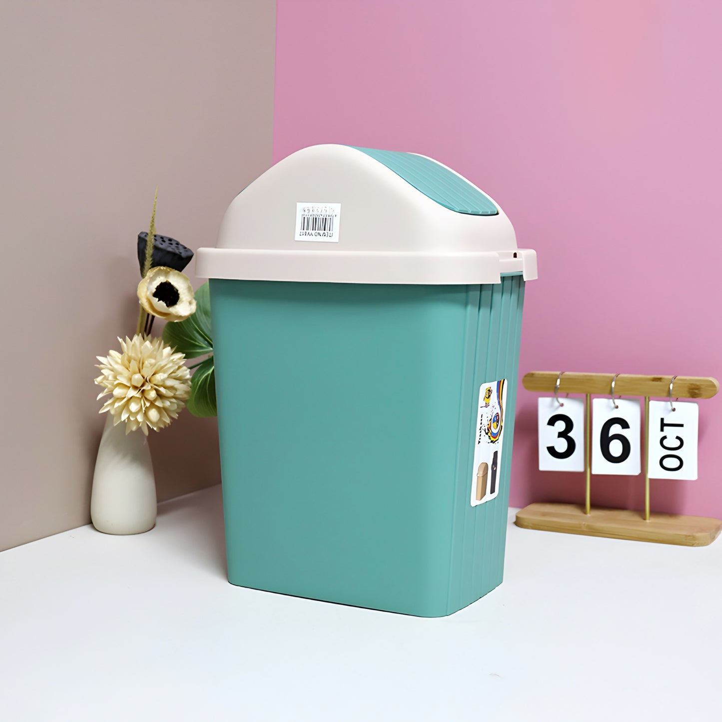 Aristo garbage waste dustbin with swing lid