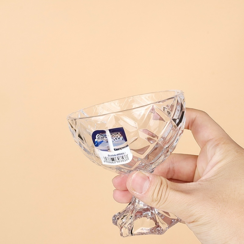 Dessert serving glass cup