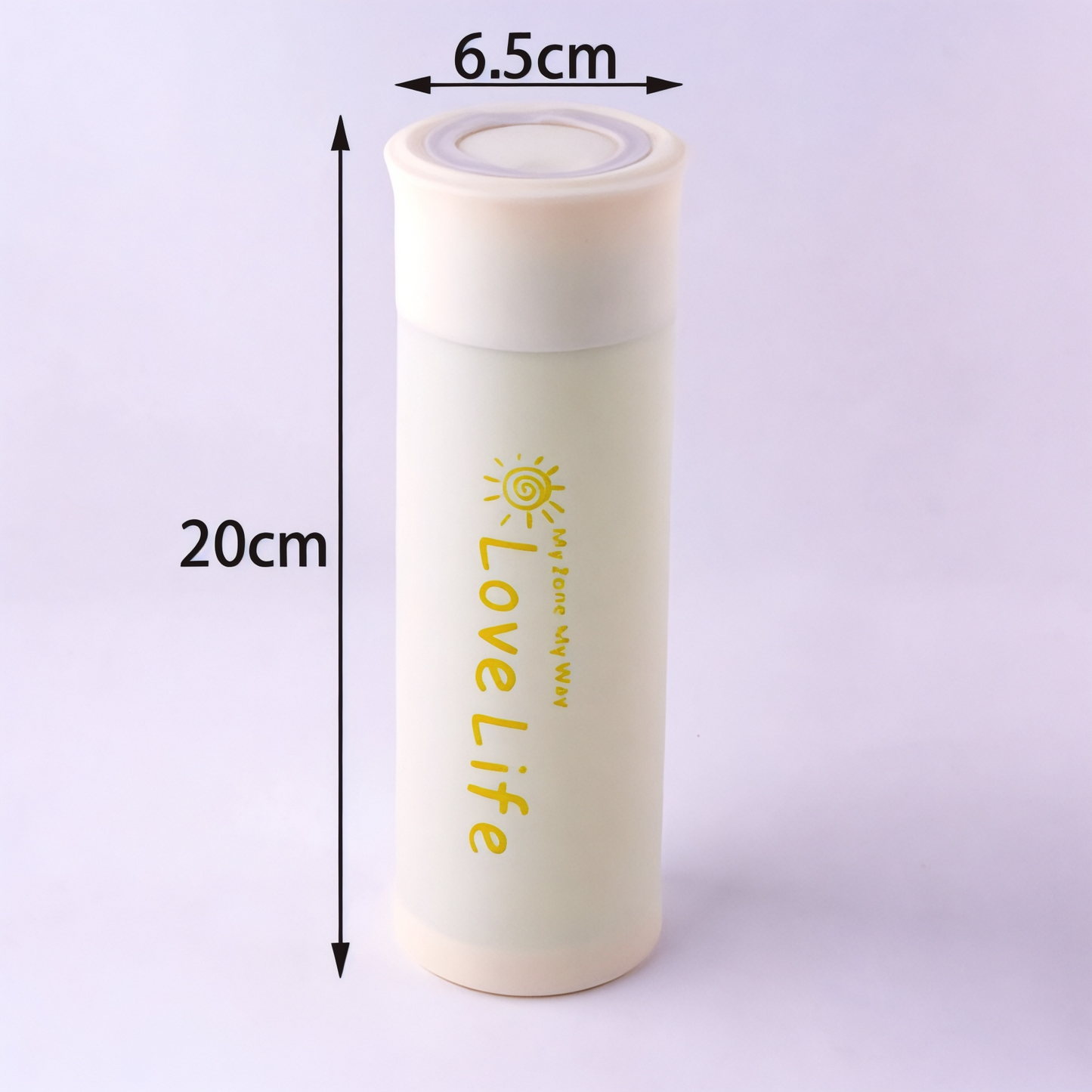Healthy portable bottle with silicone cover