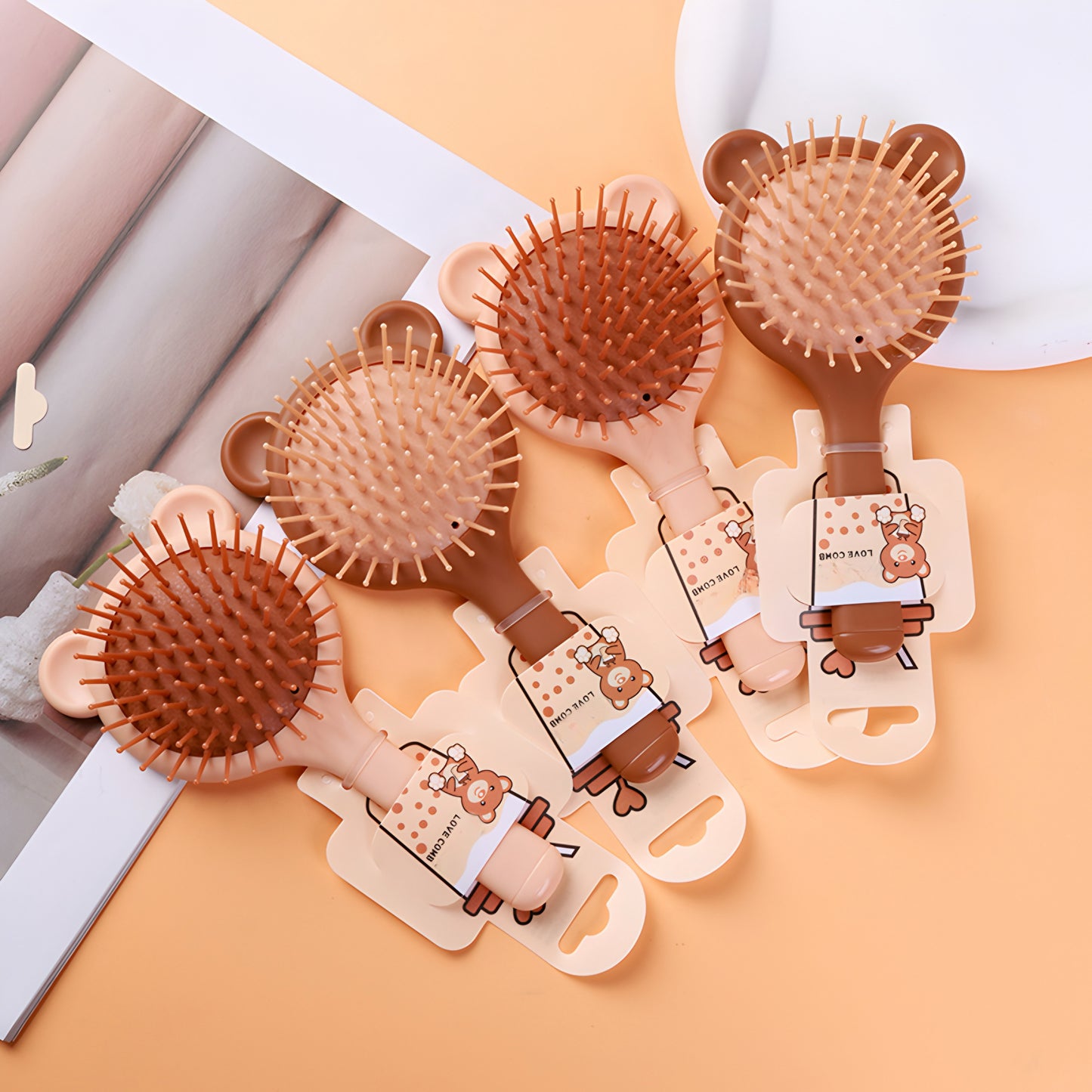 Air cushion mirror comb