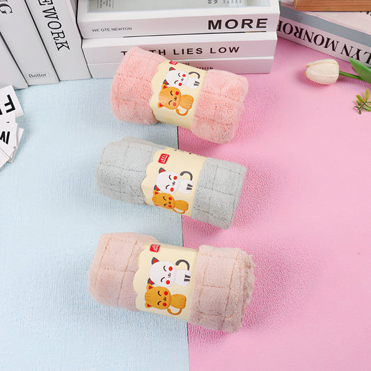 Chubby grid kitchen towel