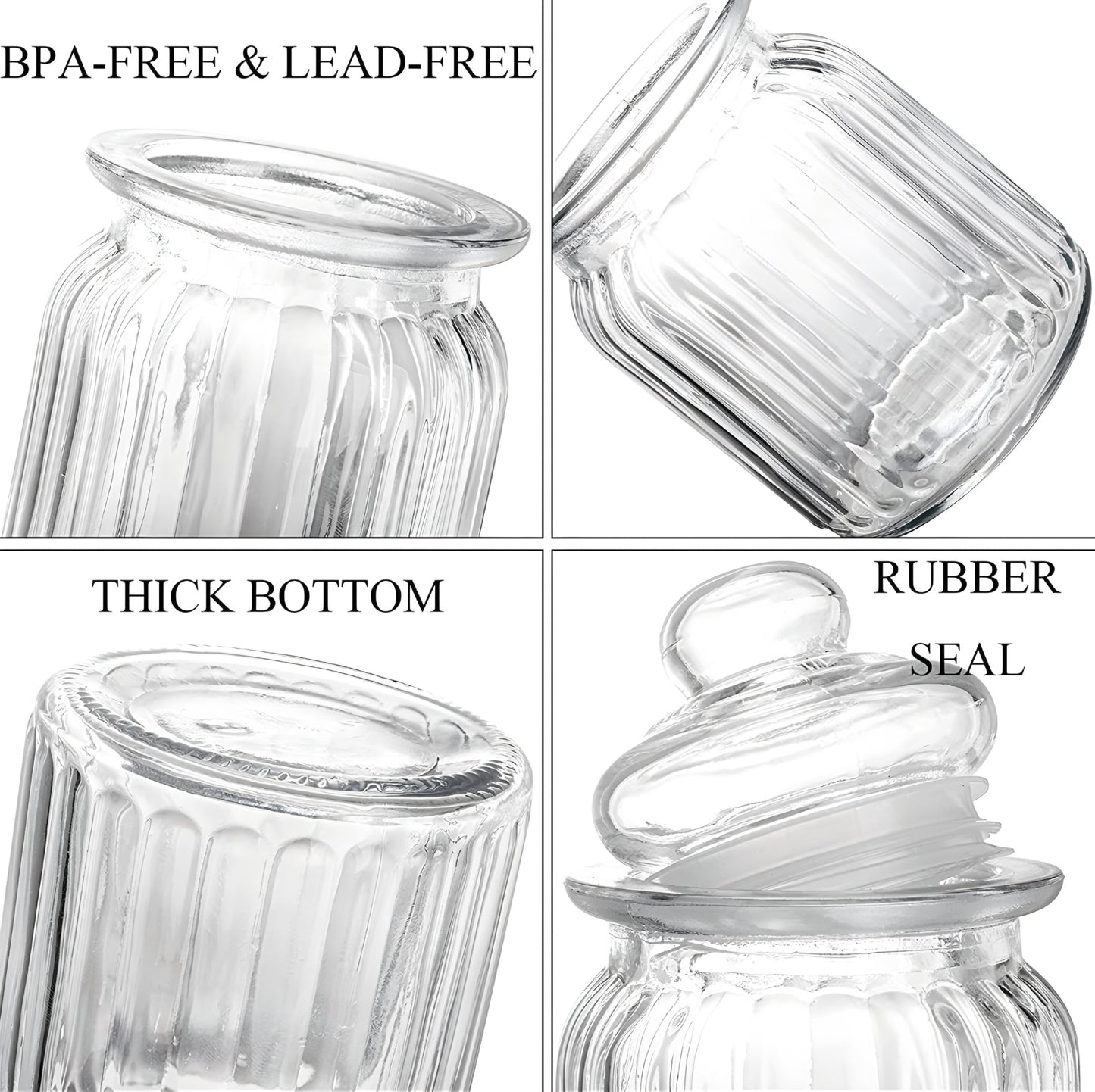 Multi Purpose Glass Jar