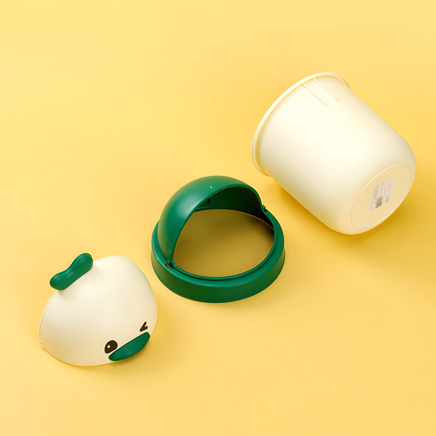 Small desktop trash dustbin