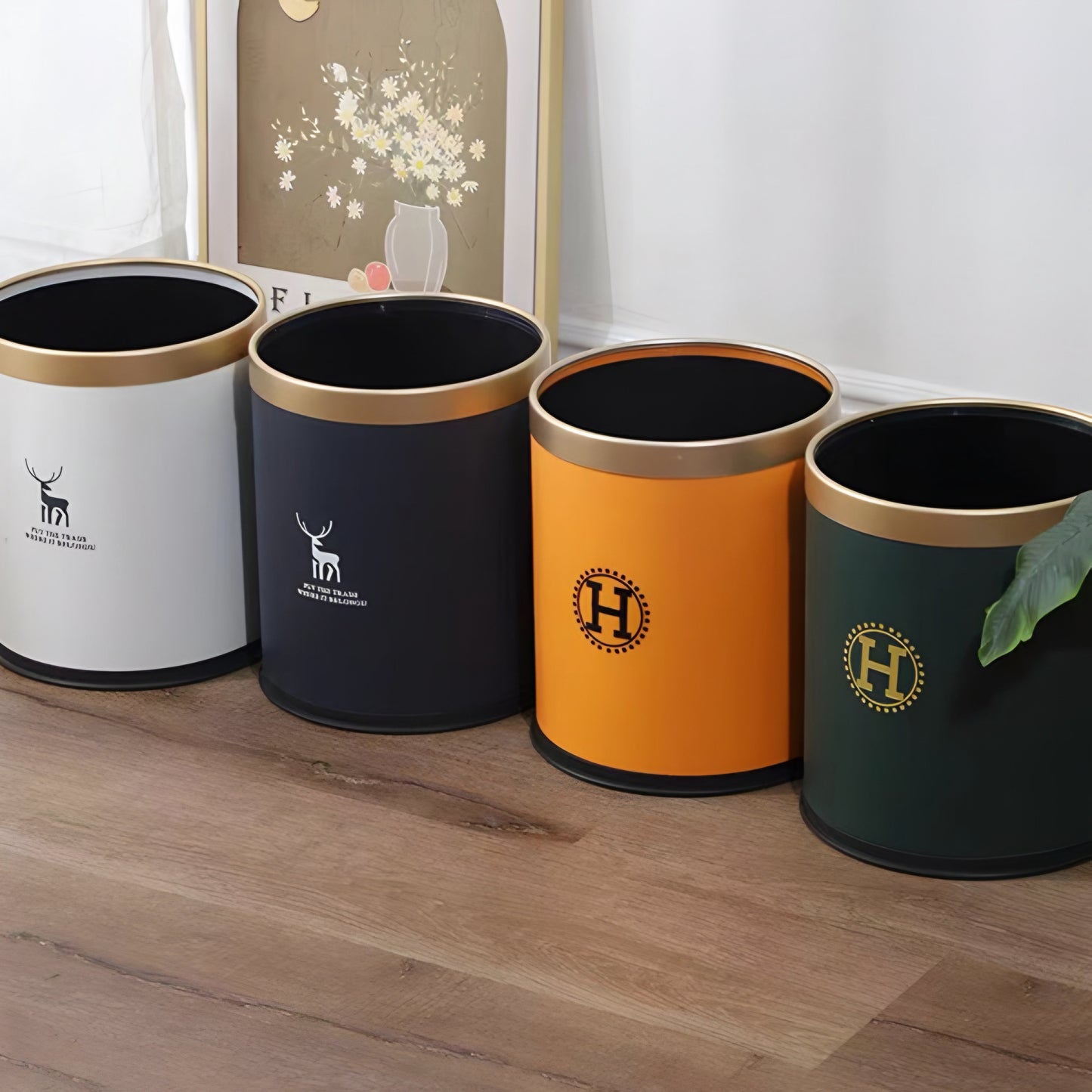 Light Luxury waste dustbin