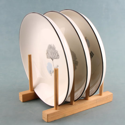 Ginkgo Leaf porcelain ceramic plate - 8 inch