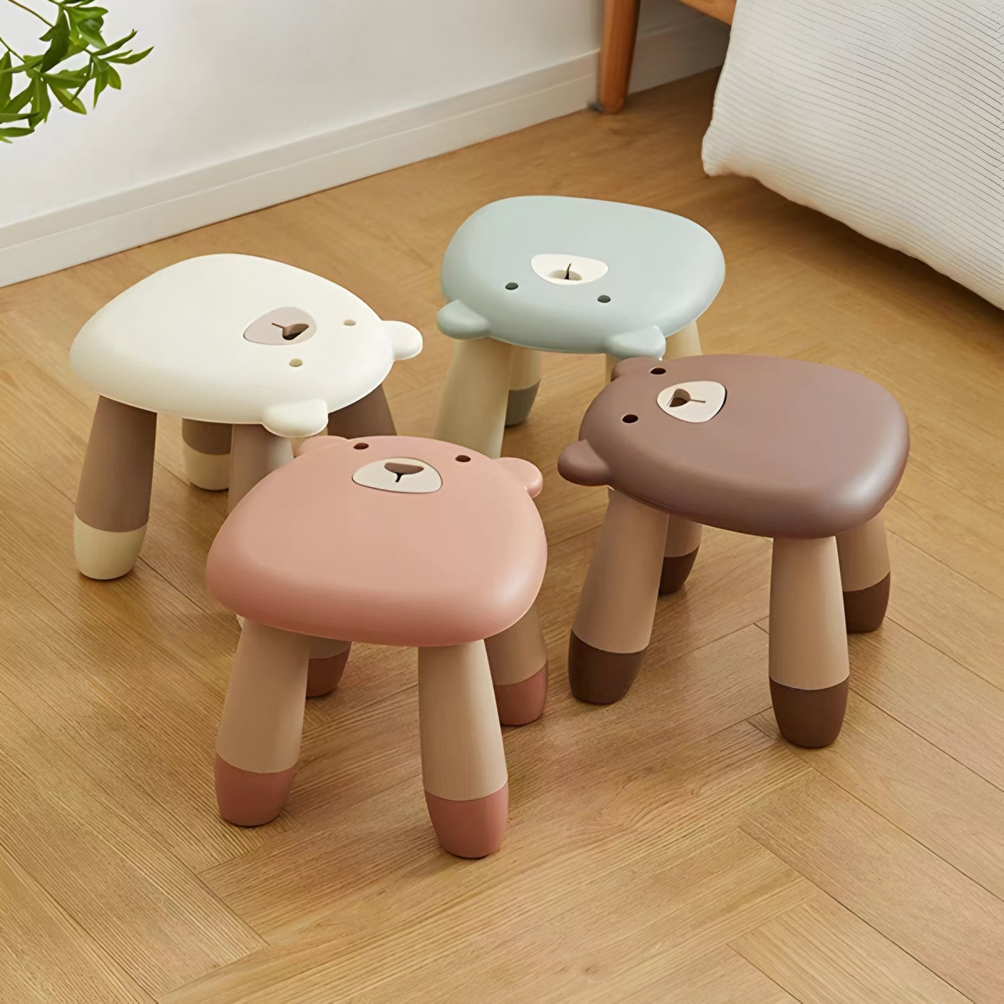 Bear kids stool