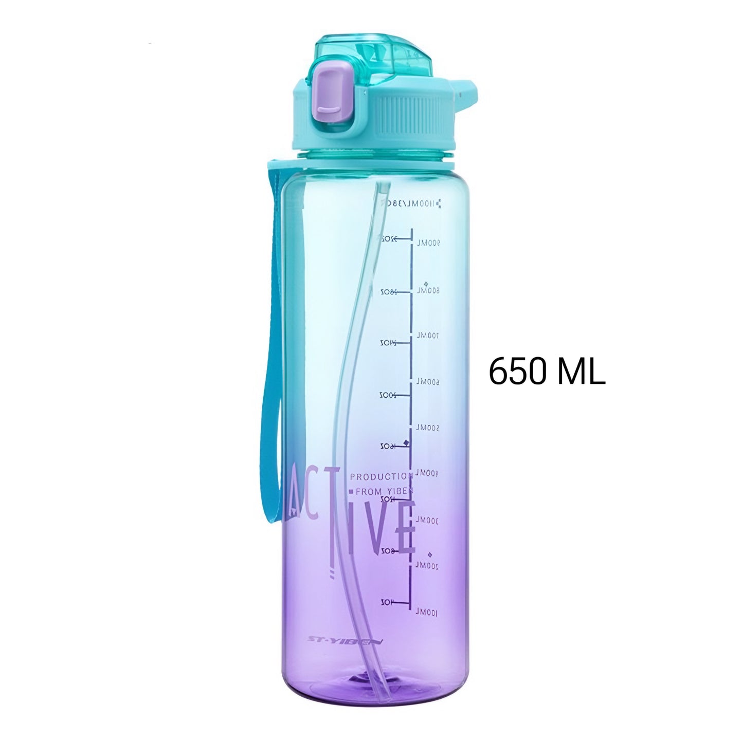 Active sports water bottle - 650 ML