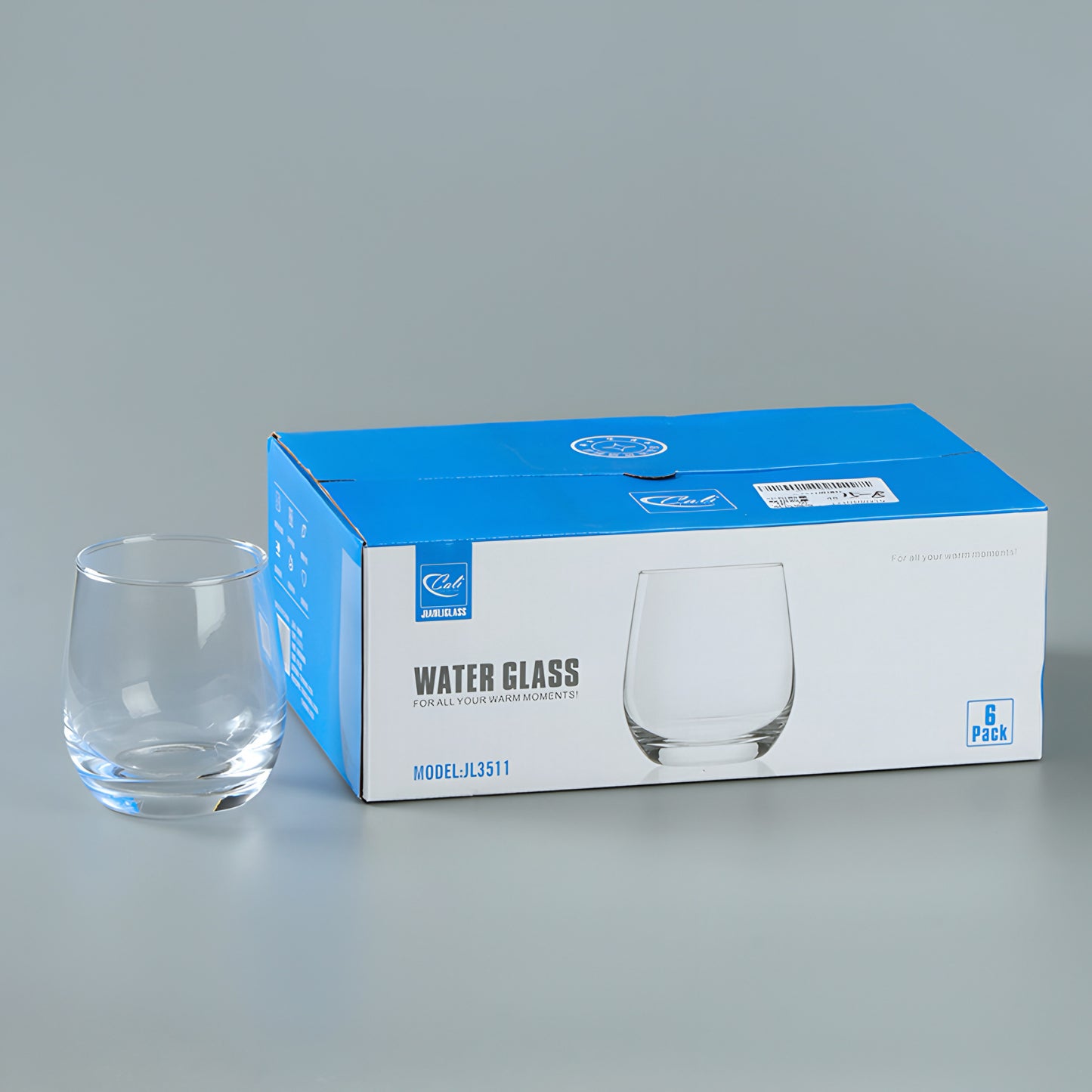 Mizo Transparent Whiskey Glass - Pack of 6