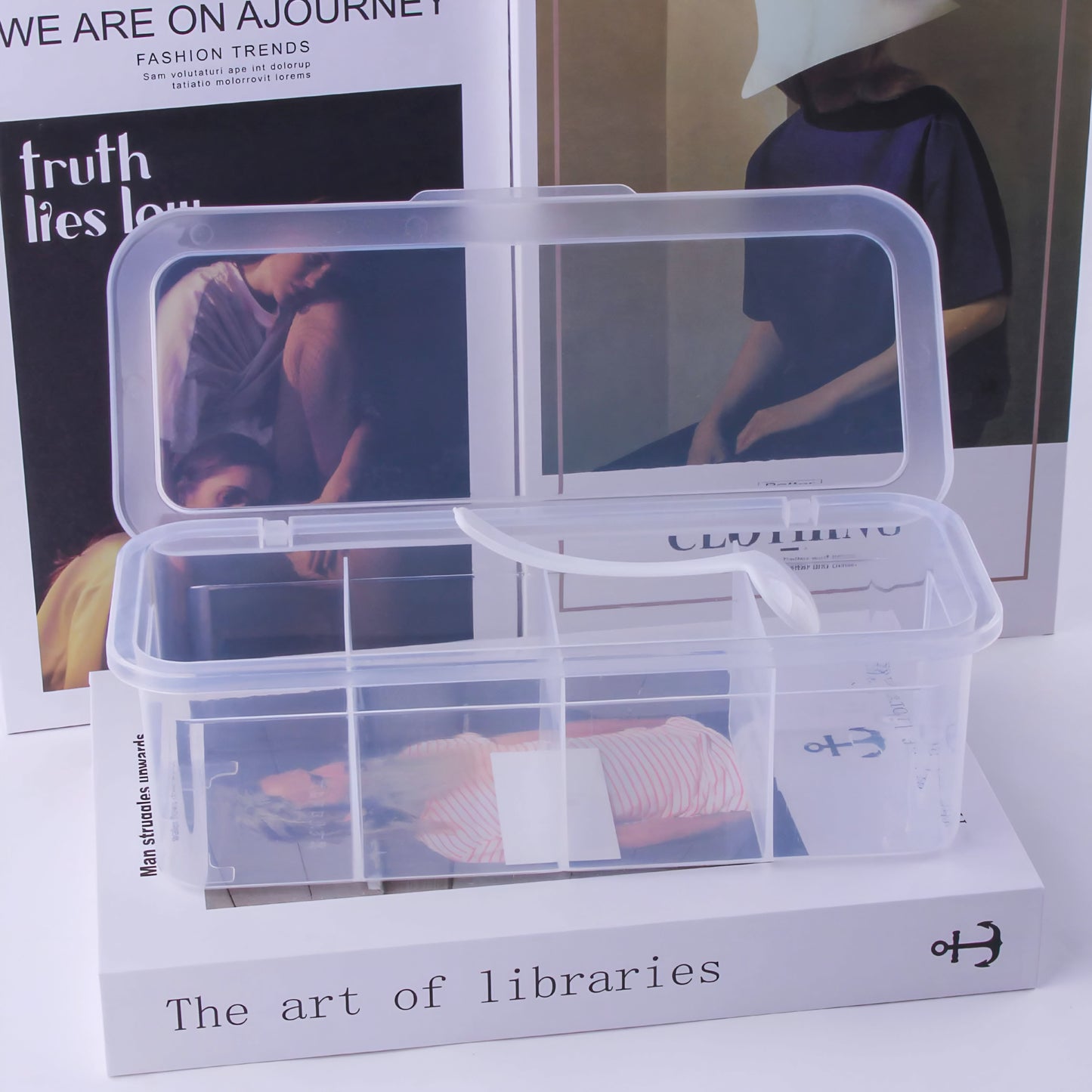 Four grid masala seasoning box