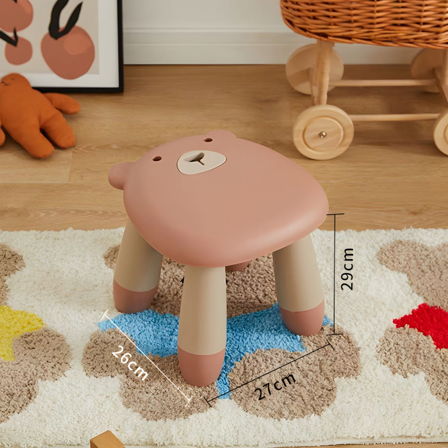 Bear kids stool