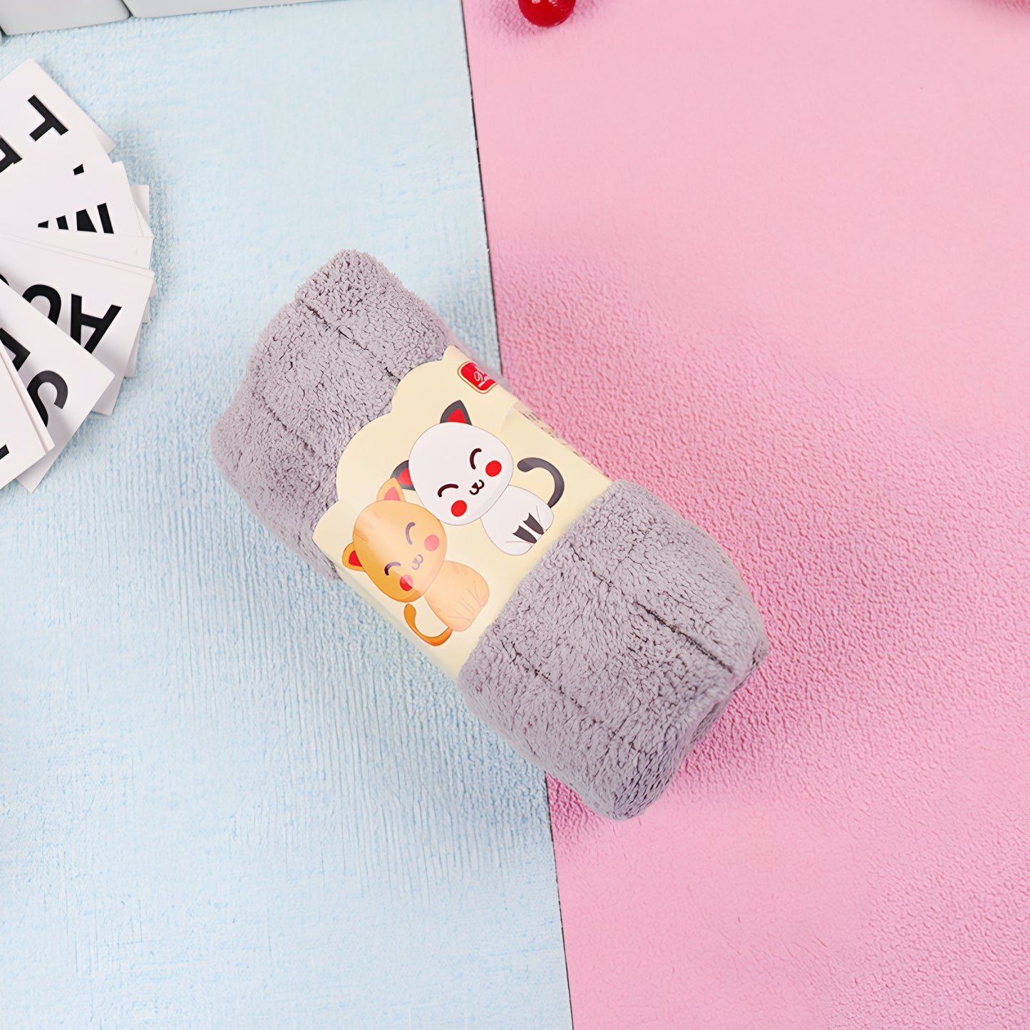 Chubby grid kitchen towel