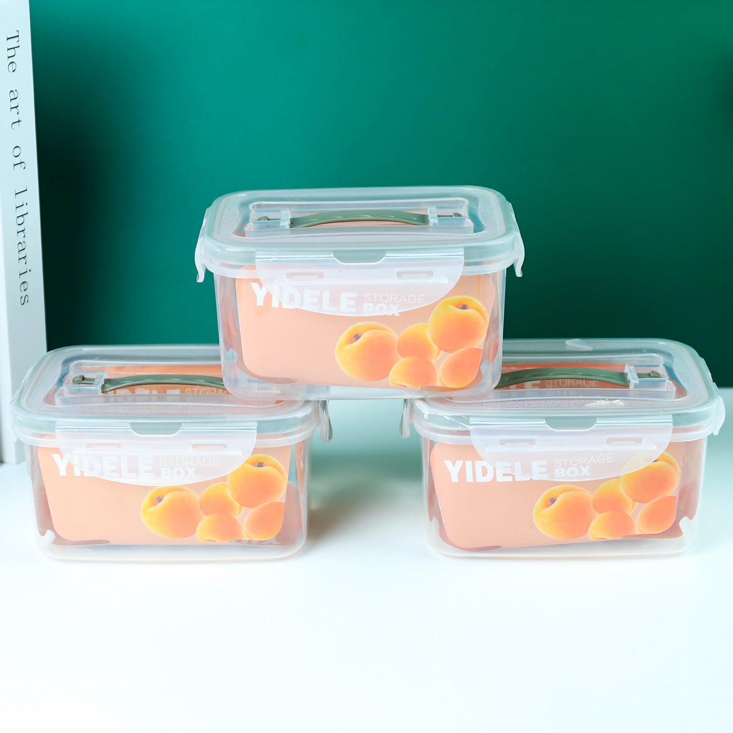Glass food storage Box with airtight lock