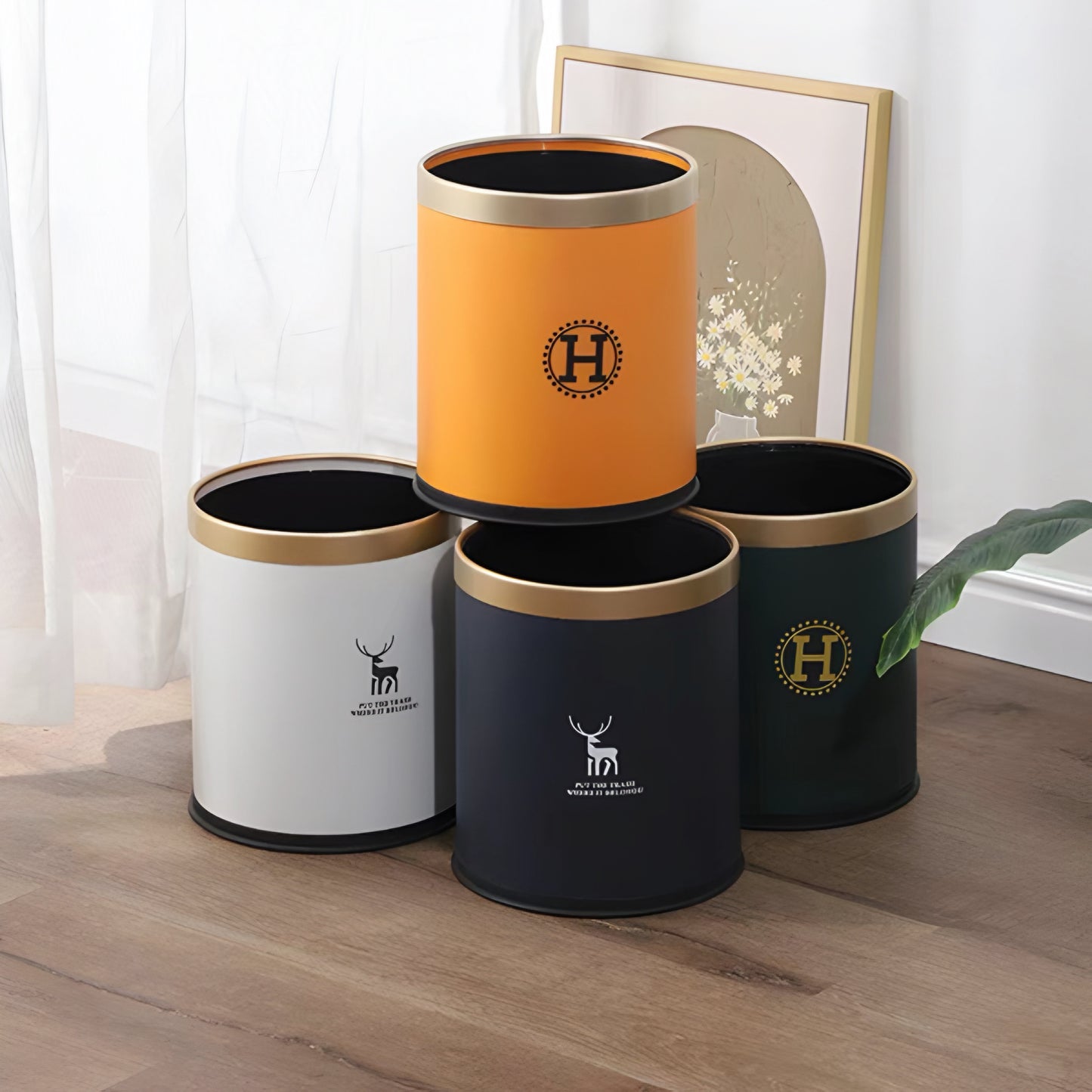 Light Luxury waste dustbin