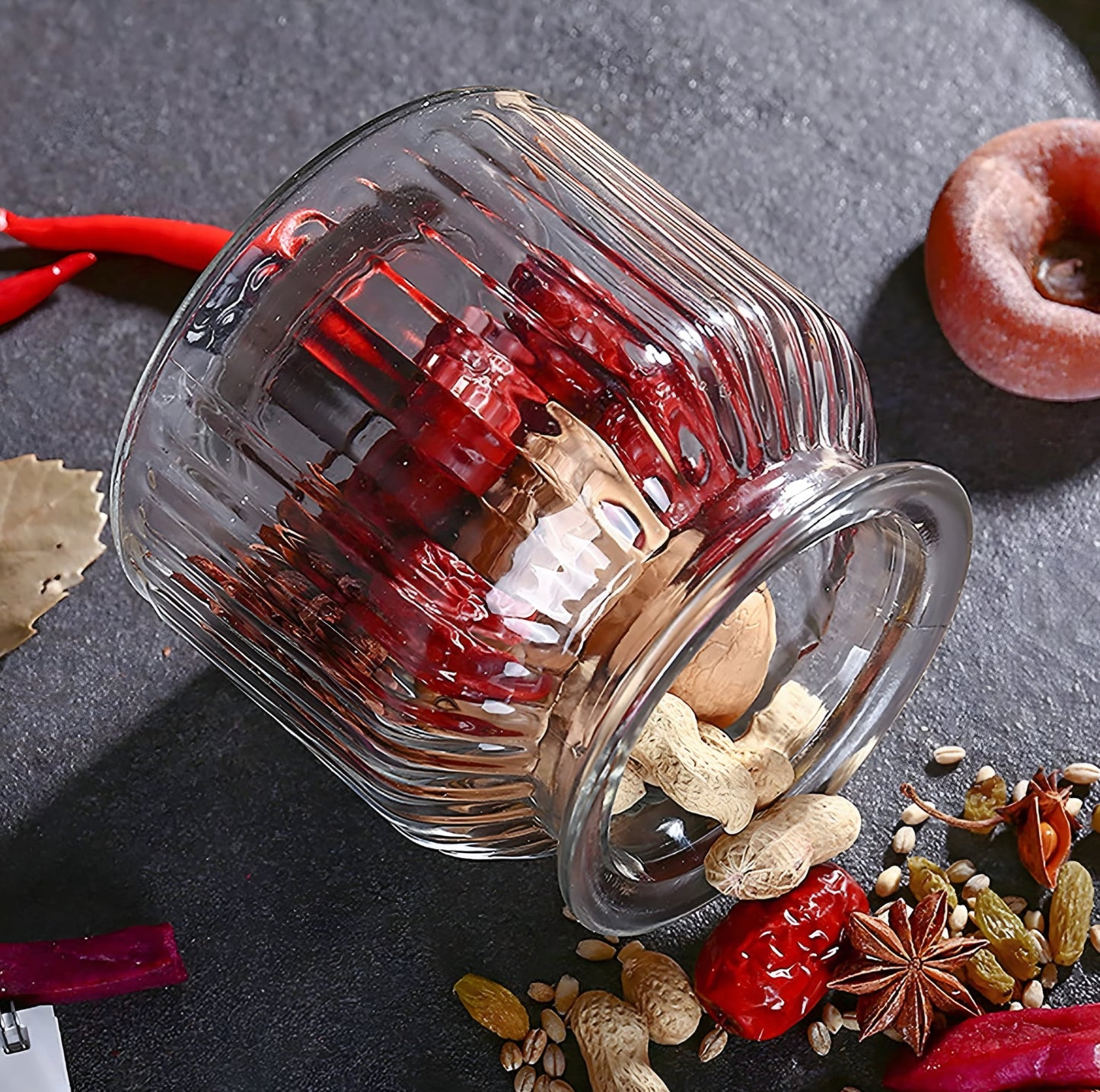 Multi Purpose Glass Jar