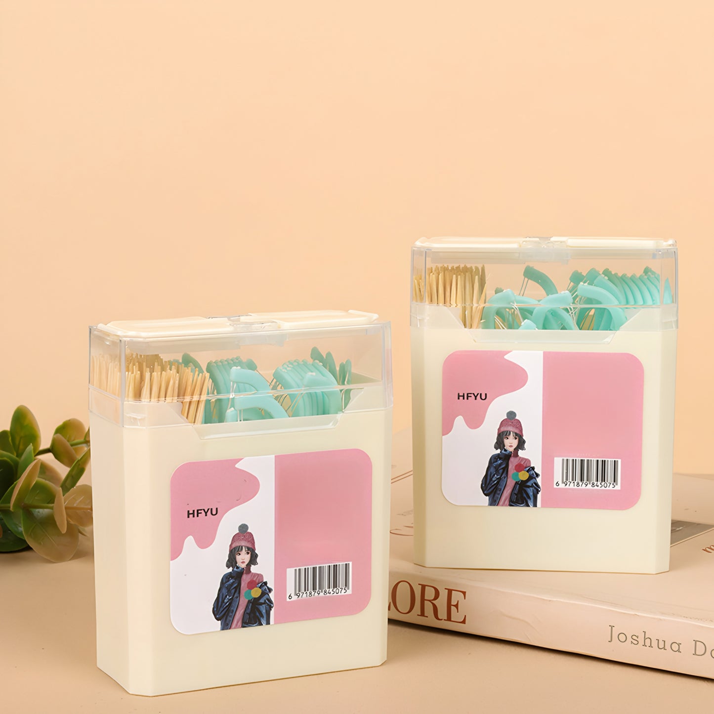 Dental floss & toothpick combination pack