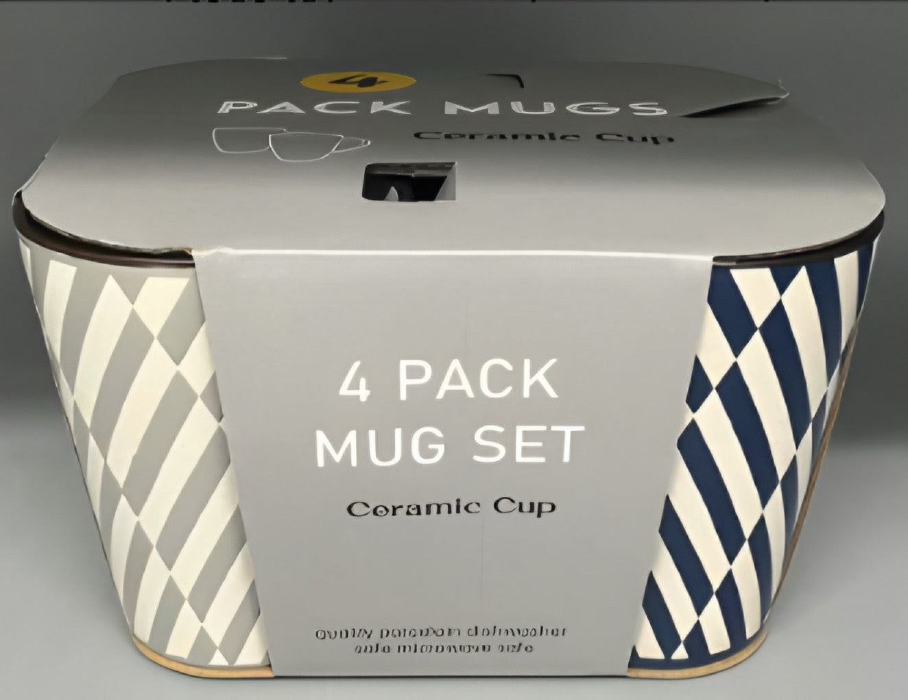 Sera Coloured pack of 4 mug set