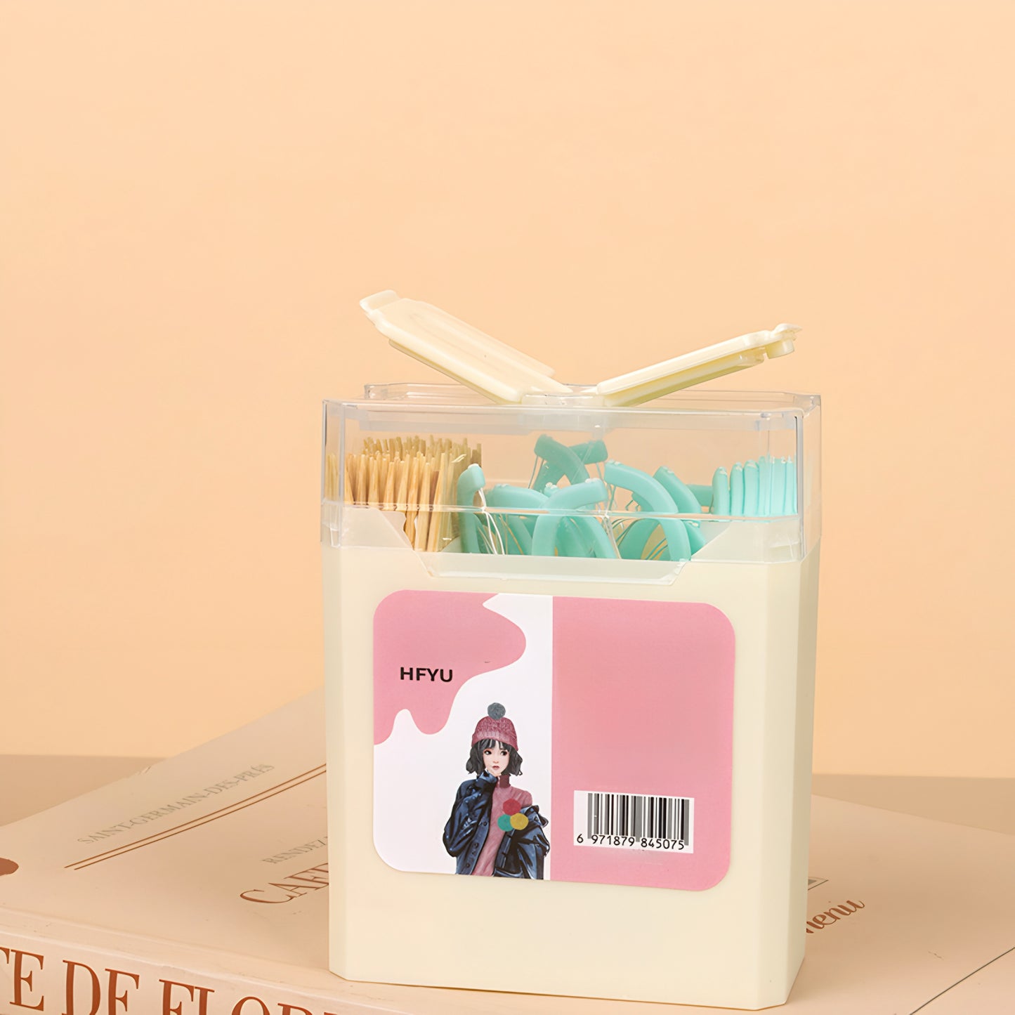 Dental floss & toothpick combination pack