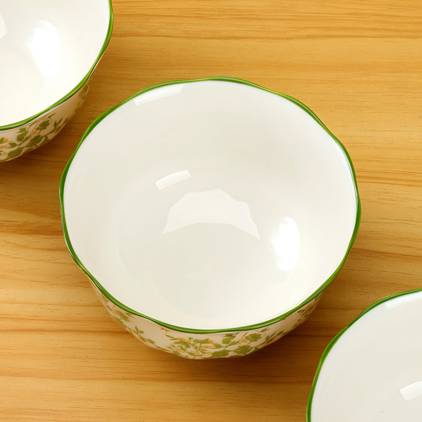 Love for green ceramic bowl