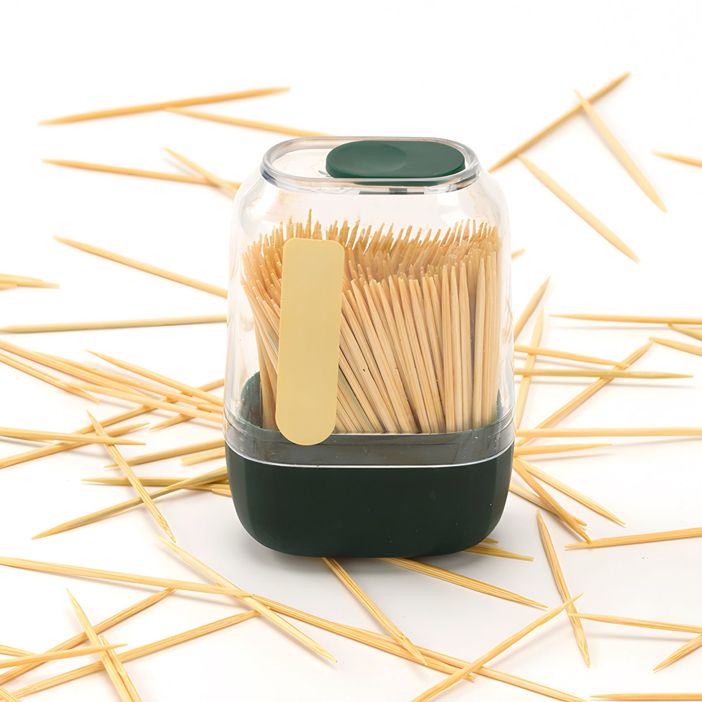 Cream & Green box toothpicks pack