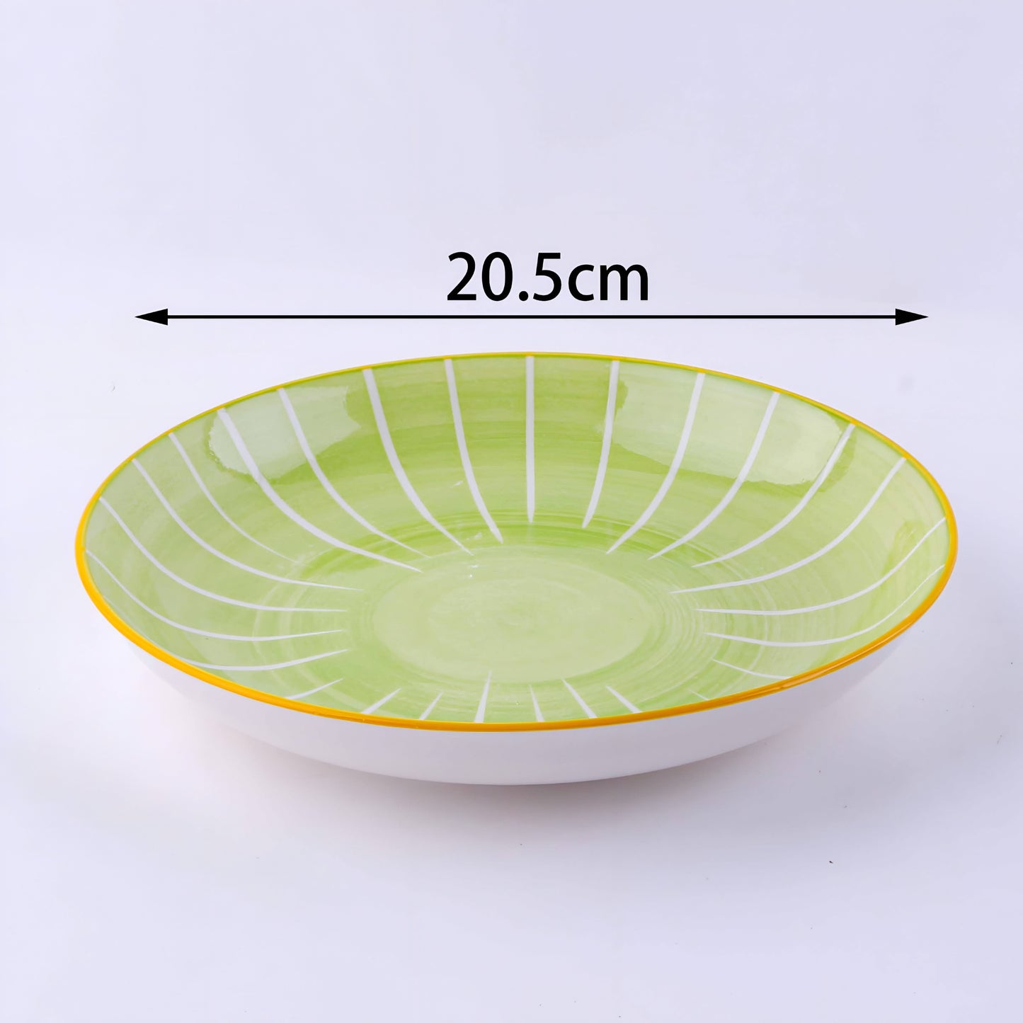 Sangmo porcelain ceramic plate - 8 inch
