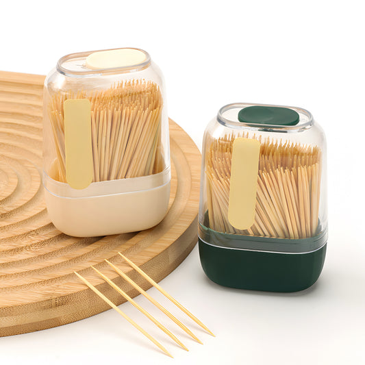 Cream & Green box toothpicks pack