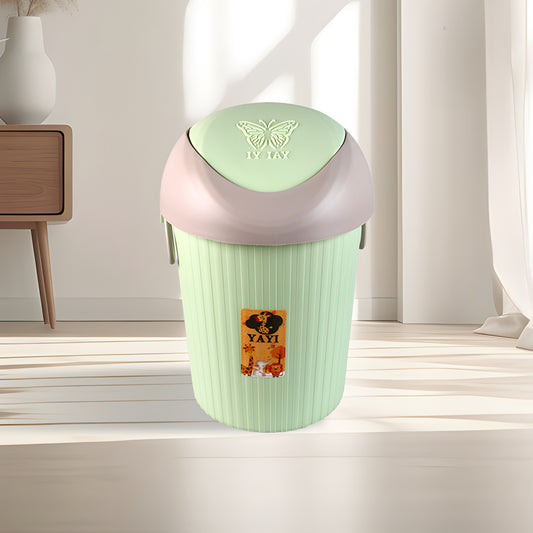 Shake dustbin with lid