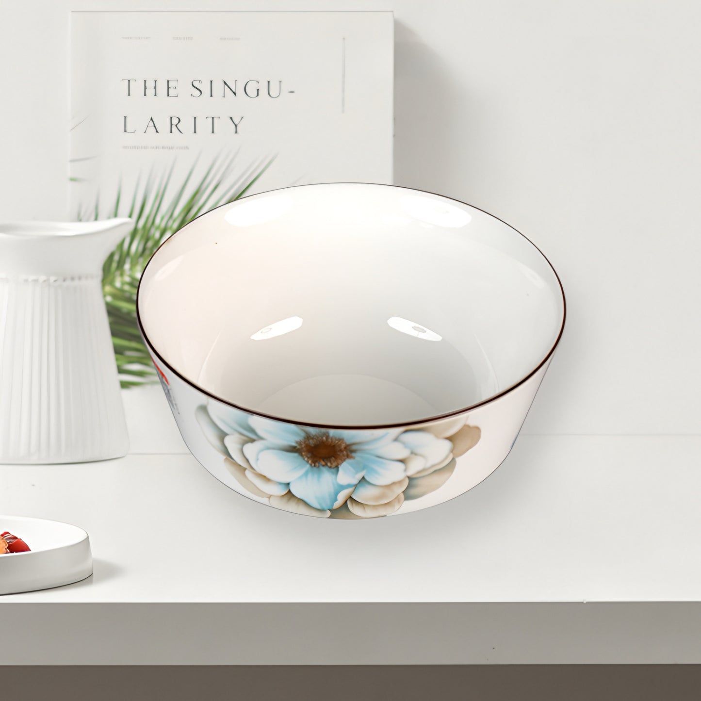 European porcelain ceramic bowl - 6 inch