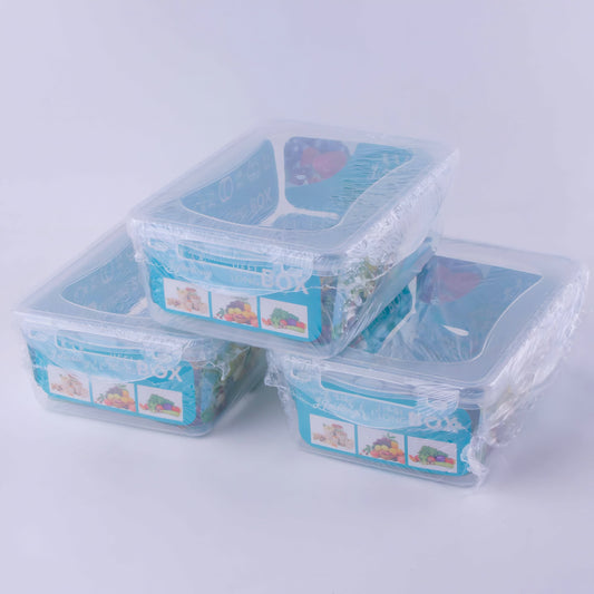 Food storage container with buckle lock