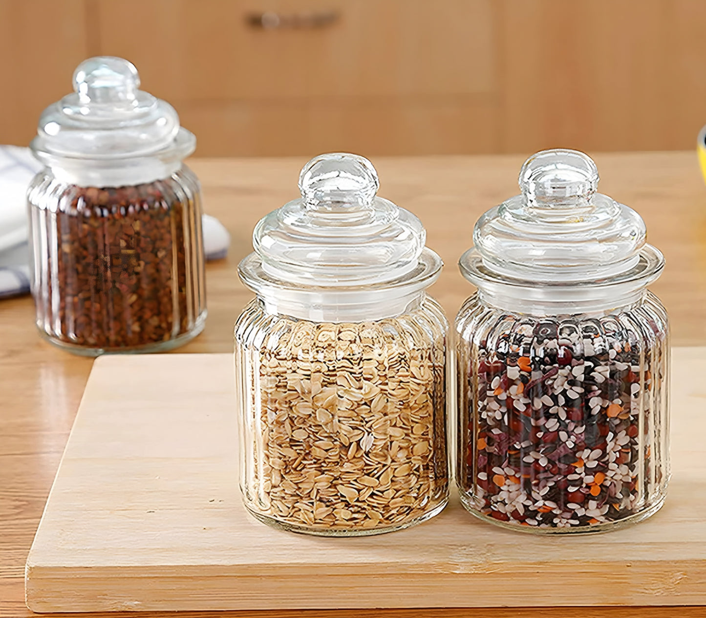 Multi Purpose Glass Jar