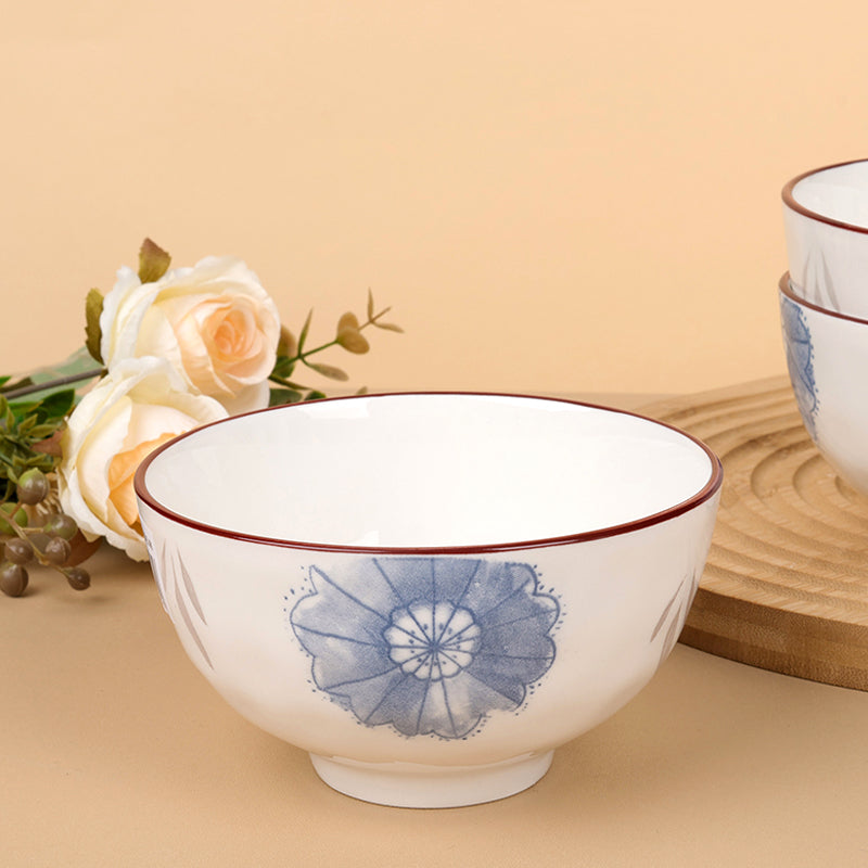 Flower Language porcelain ceramic bowl