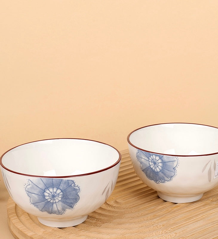 Flower Language porcelain ceramic bowl