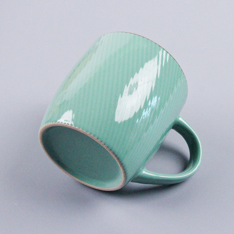Striped Color Glaze Ceramic cup