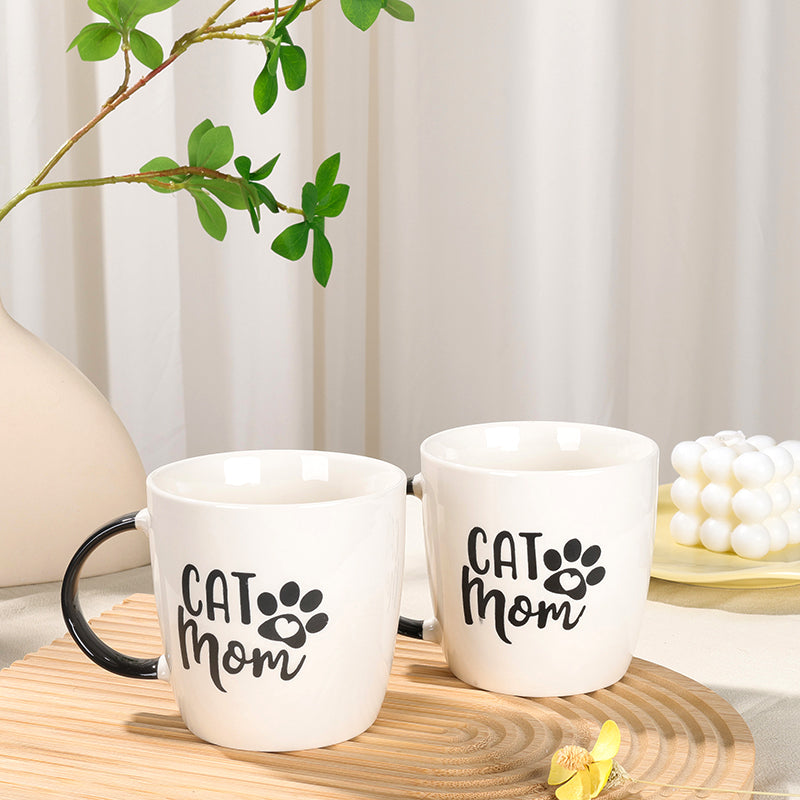 Cat Mom ceramic cup