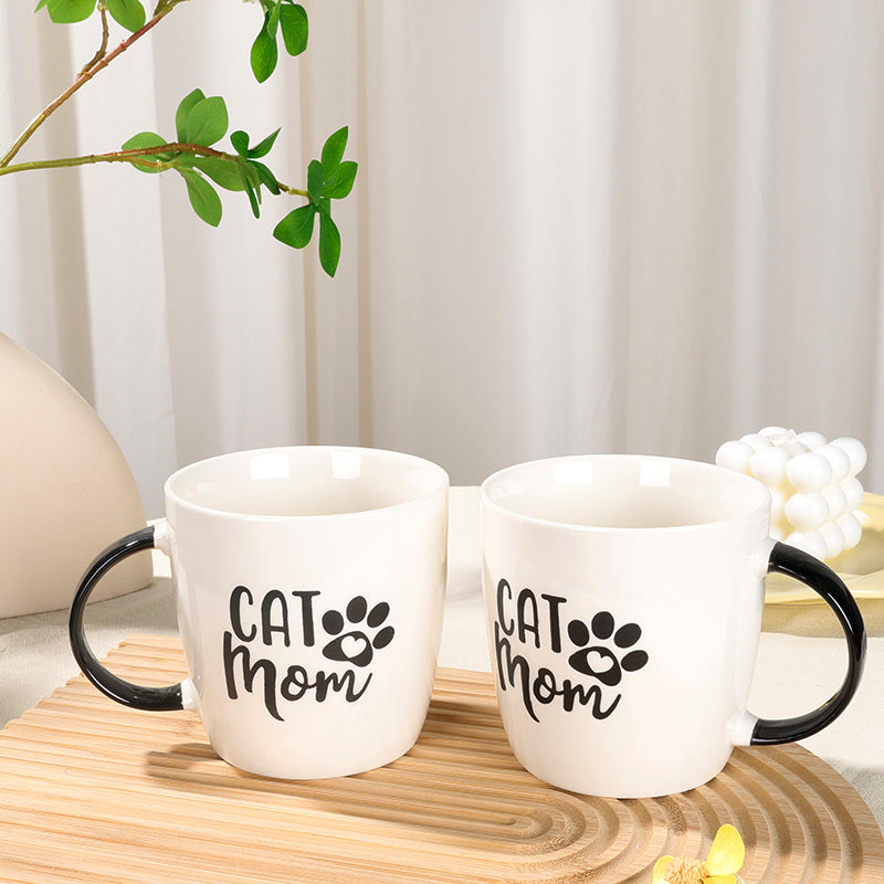 Cat Mom ceramic cup