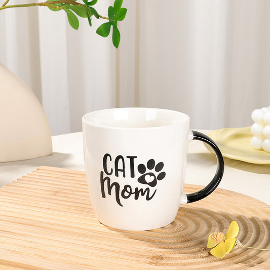 Cat Mom ceramic cup