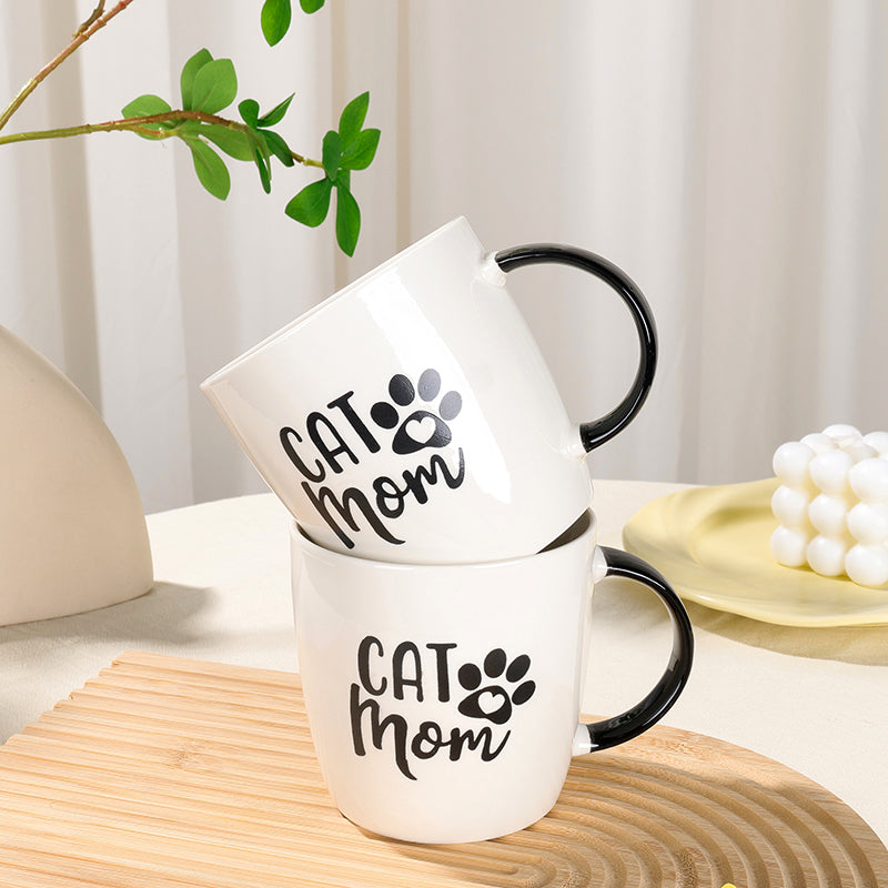 Cat Mom ceramic cup