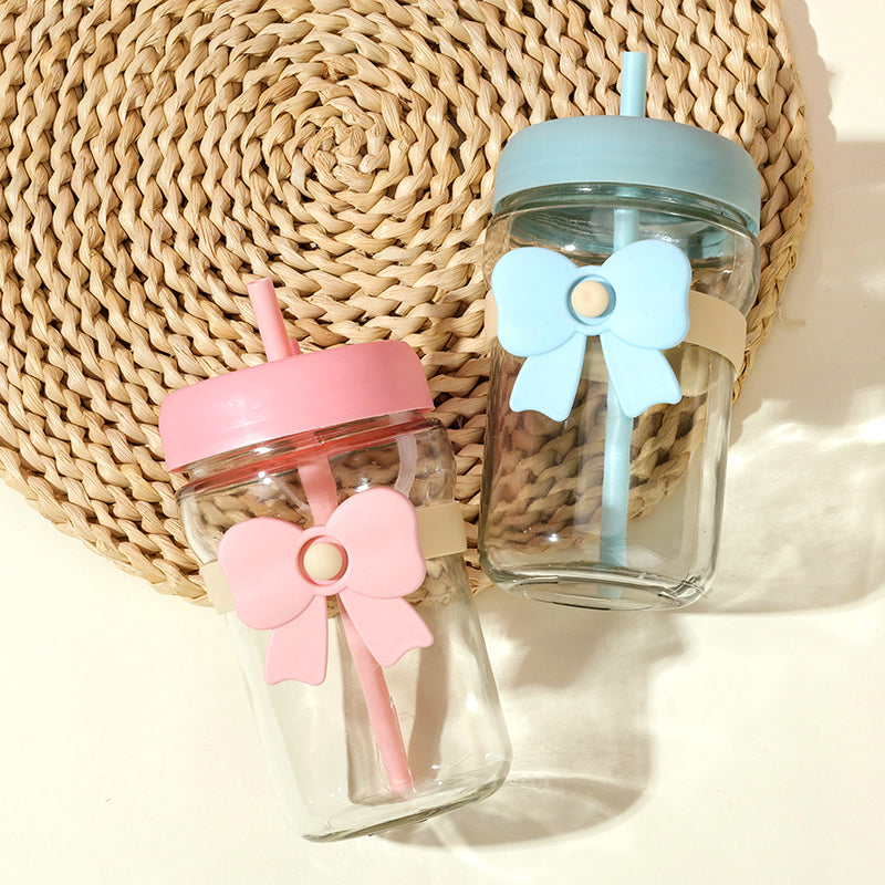 Butterfly straw glass - 500ml
