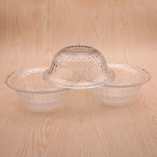 Moroccan glass bowl - 7 inch