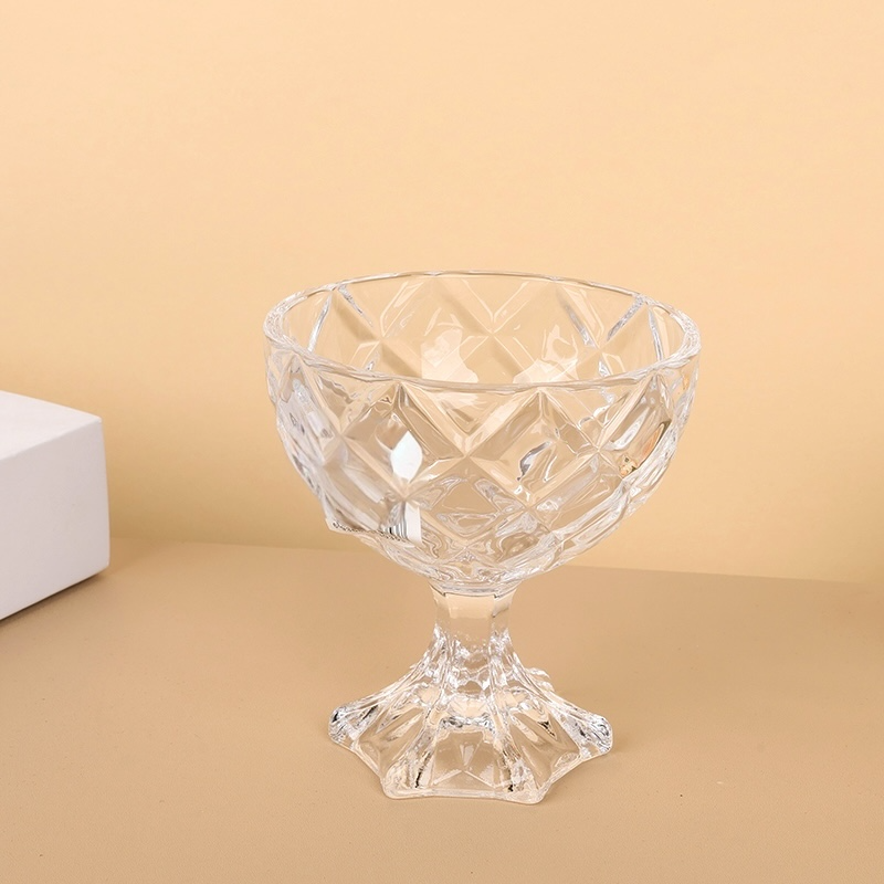 Dessert serving glass cup