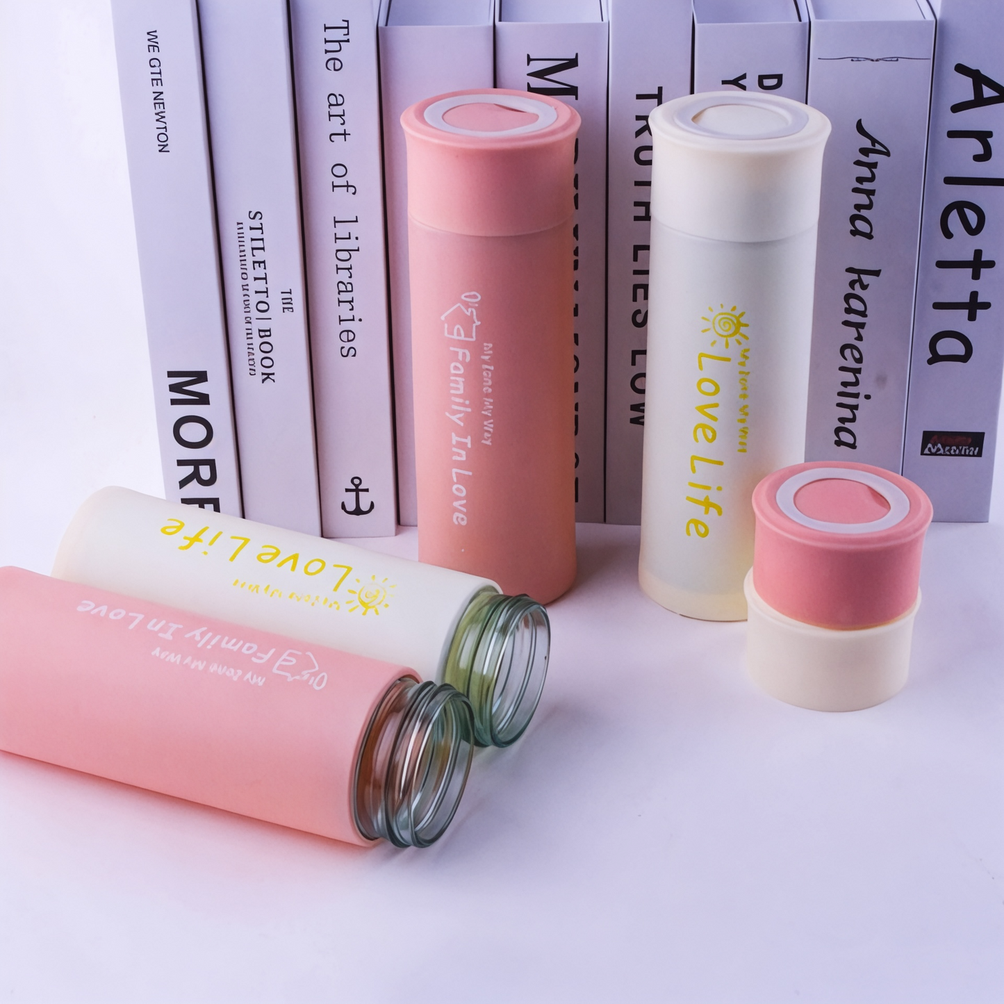 Healthy portable bottle with silicone cover